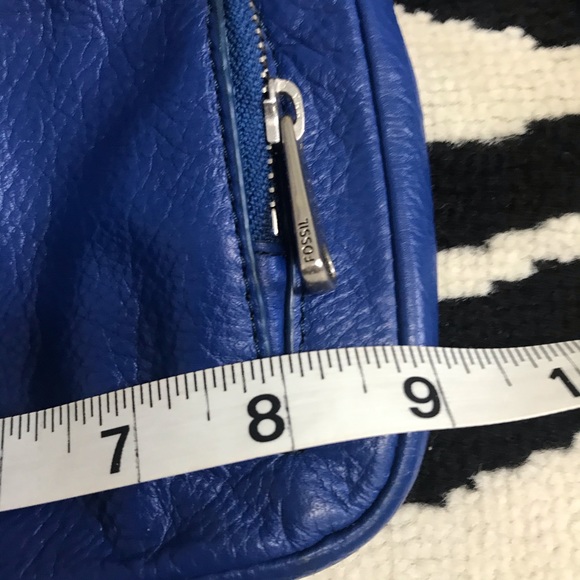 Fossil Sapphire Riley Mini Leather Crossbody Bag - Picture 8 of 12